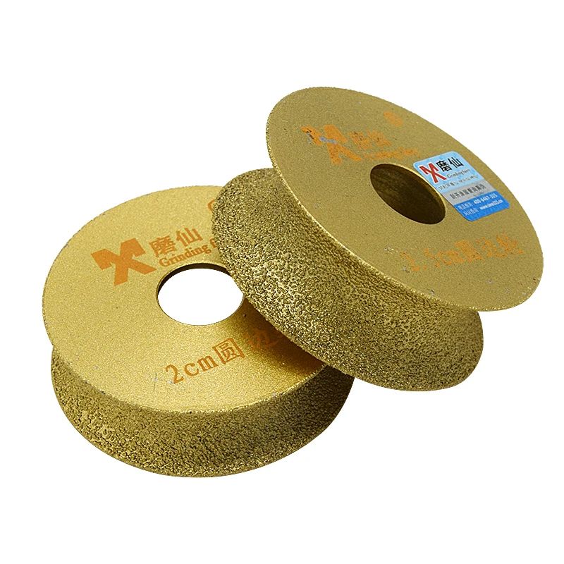 Smerigliatrice angolare diamantata mola diamantata mola semicircolare bordo tondo vetro ceramica porcellana marmo rettifica