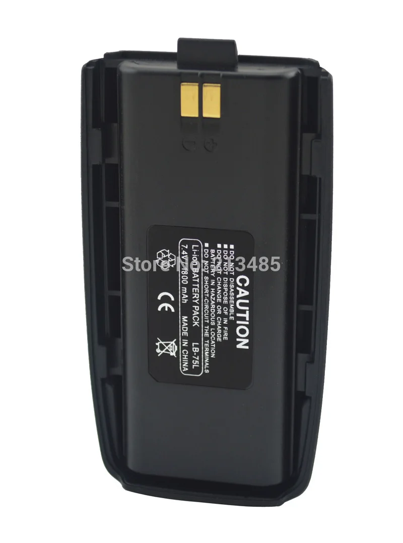 7.4V 1800mAh Li-ion Rechargeable Battery Pack Exclusively for TYT DM-UVF10 Digital DPMR Dual Band Walkie Talkie