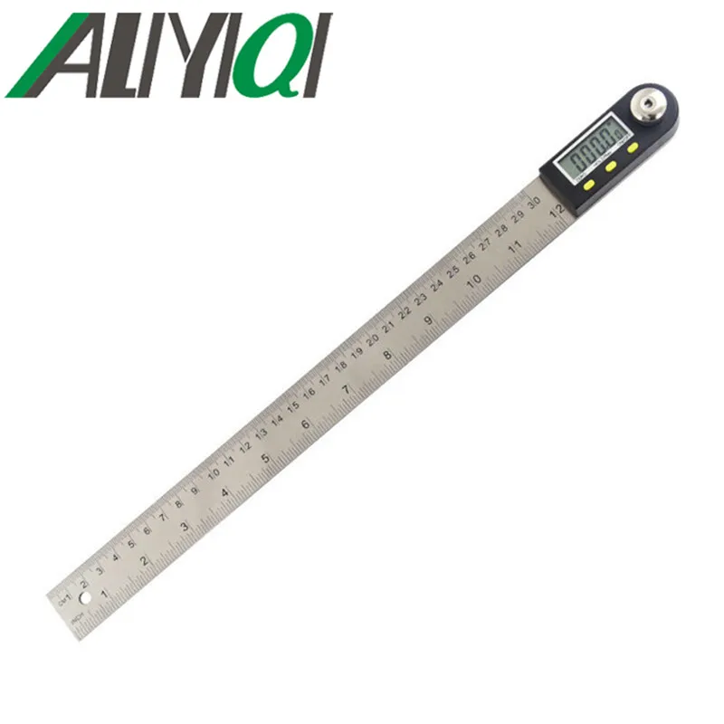 5429-300 0-300mm Level Measuring Instrument Digital Angle Ruler Finder Meter Protractor Goniometer Inclinometer Stainless Steel