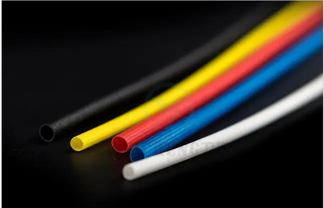 Free shipping 10M cable sleeve high temperature fiber Insulation Material cable sleeve 260 degree color option 1500V