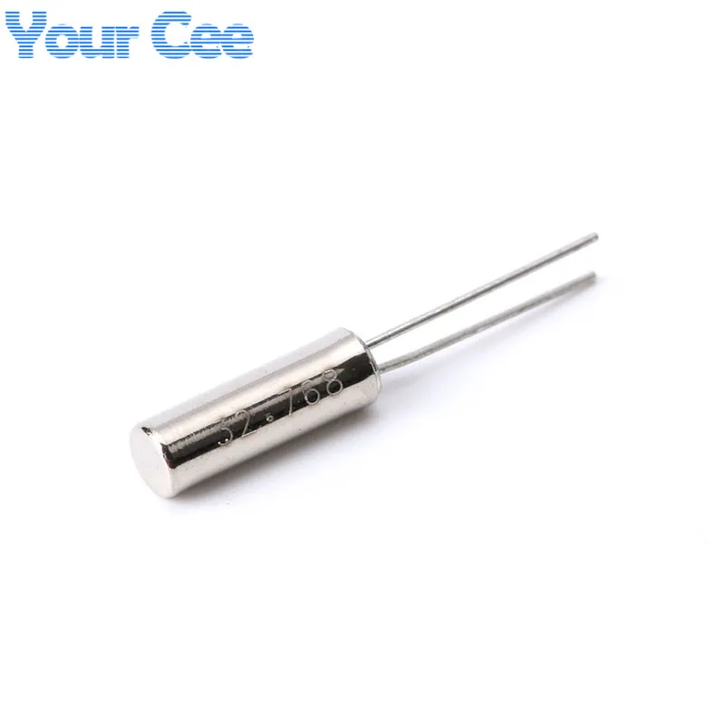 10 sztuk 32.768KHz rezonator częstotliwości oscylator kwarcowy cylinder kryształowy 32.768 KHZ 32.768K 2*6mm 2x6mm 2mmx6mm 2mm*6mm