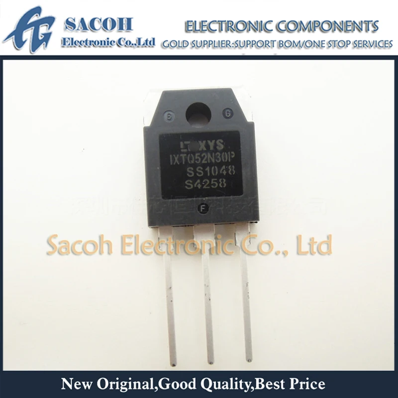 

Refurbished Original 5Pcs/Lot IXTQ52N30P IXTQ52N30 OR IXTQ69N30P OR IXTQ64N25P OR IXTQ48N20T TO-3P 52A 300V MOSFET Transistor