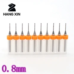 0.8-2.85mm tungsten carbide Pcb bit 10PCS woodworking metal CNC router iron aluminum drilling tools mini engraving machine