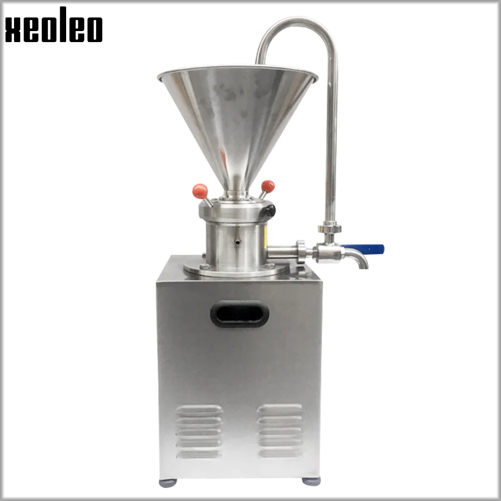 XEOLEO Commerciële Voedsel Colloïdmolen Grinder 1500W Verticale Colloïdmolen voor Vet Pindakaas Colloïdmolen voor Mayonaise
