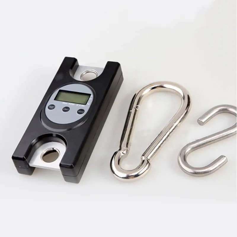 300kg Electronic Luggage Scale High-capacity Digital Weight Scale Portable Fishing Balance Pocket Hook Hanging Crane Scales