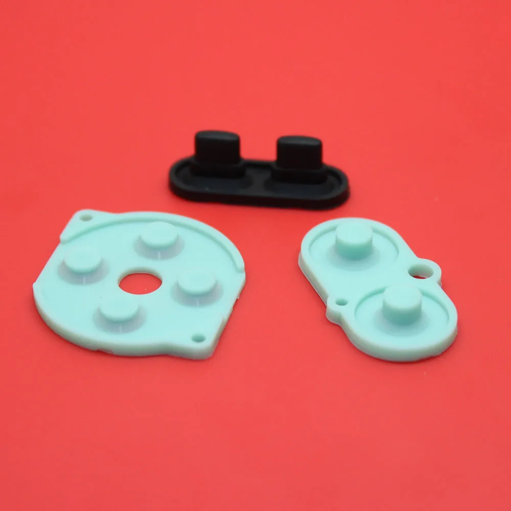 Jeu de 2 à 10 boutons en caoutchouc pour Nintendo Boy, en Silicone, conducteur A B, sélection du bouton de démarrage en caoutchouc pour GBC