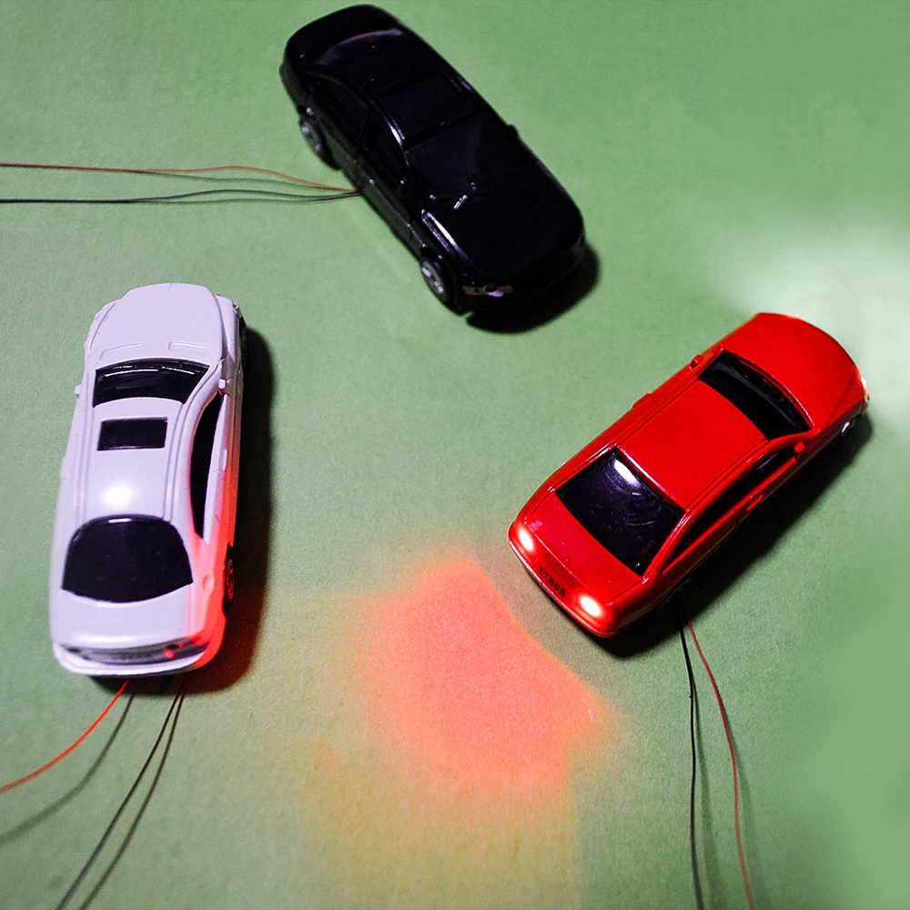 

Модель автомобиля в масштабе 1:200, легкая Игрушечная машина для архитектуры, песочный стол, диорама, строительство, дорожный ландшафт, компоновка из пластика, 20 шт./лот