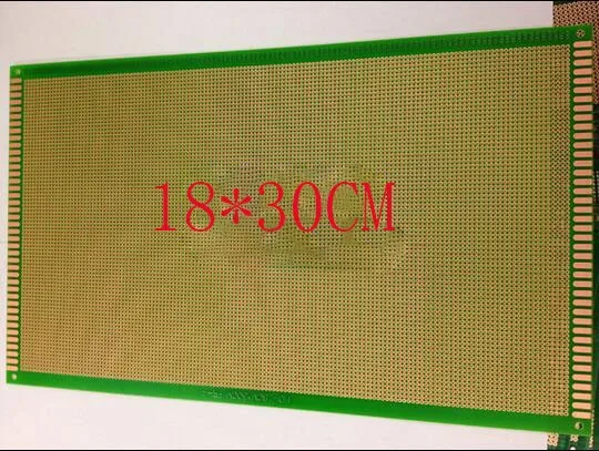 

Free shipping 10pc prototype pcb universal board 18*30cm 1.6mm 2.54mm pitch universaL PCB board