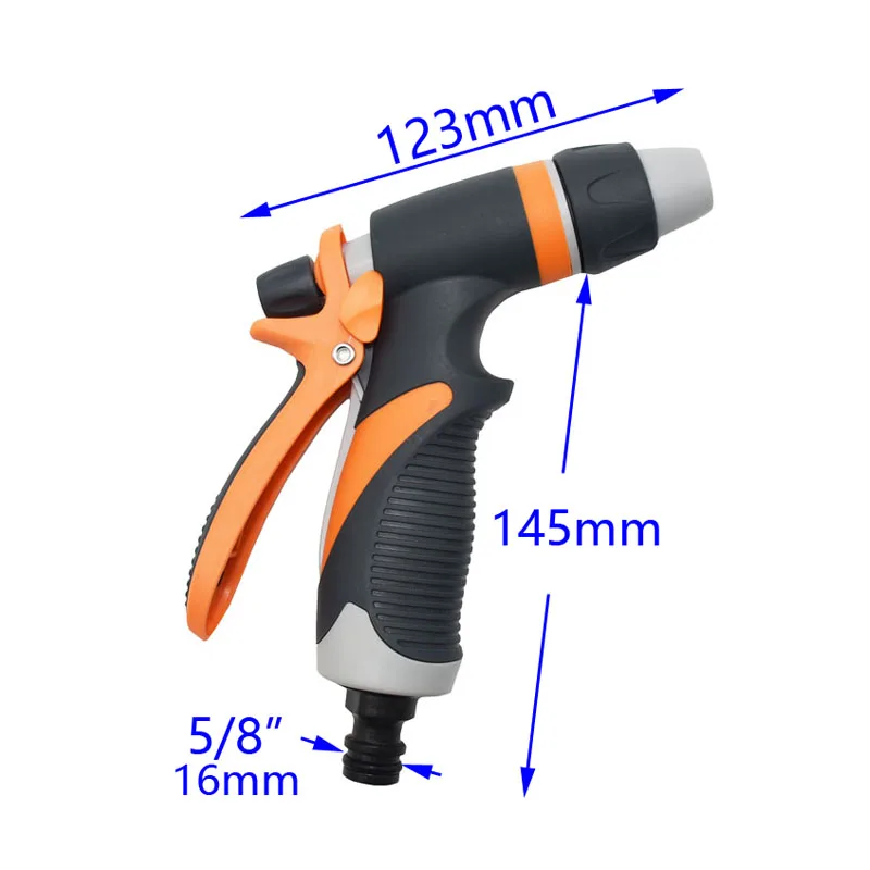 Garden Water Gun Hose Nozzles Watering kit Sprayer For Car Wash Cleaning Watering Lawn And Garden Sprinkle 1Set