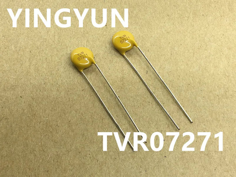 50pcs/lot   Varistor TVR07271K TVR07271 7D271 7K271 270V 7MM  New original