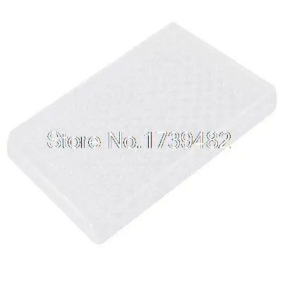 Rectangle Shape Clear Polystyrene 96 Wells Cell Culture Plate w Cover