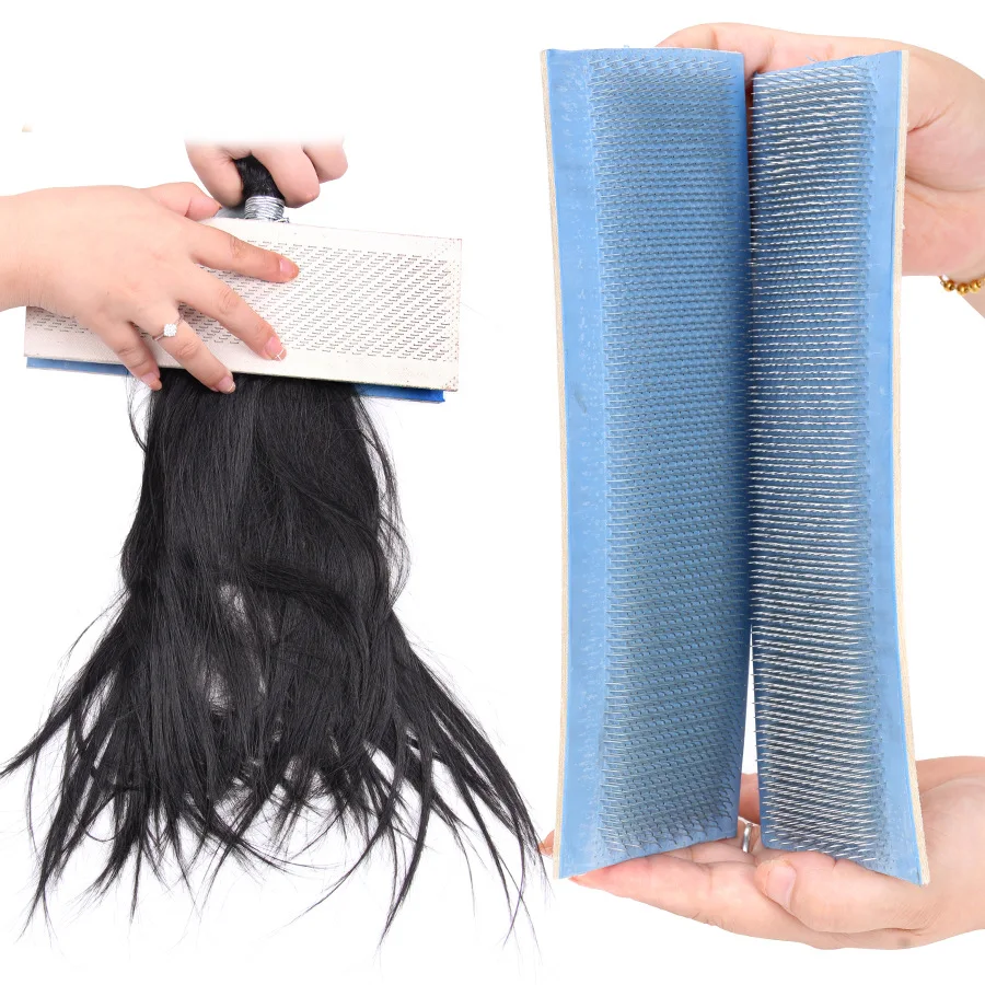 

Drawing Board Hair Bundle Holder Tool 24*9cm Hair Accessories Stainless Steel Needle Skin Pad Splint Hairpin