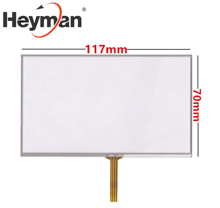 5 Inch Resistance Screen 117*70 117mm*70mm HSD050IDW1 Handwritten Navigation GPS MP5 MP4 vx580 580r Touch Screen Panel