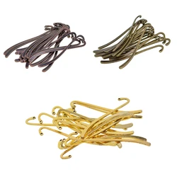 20pcs Retro Beading Metal Bookmark Book Marker Stationery Label DIY Jewelry Making Accessories