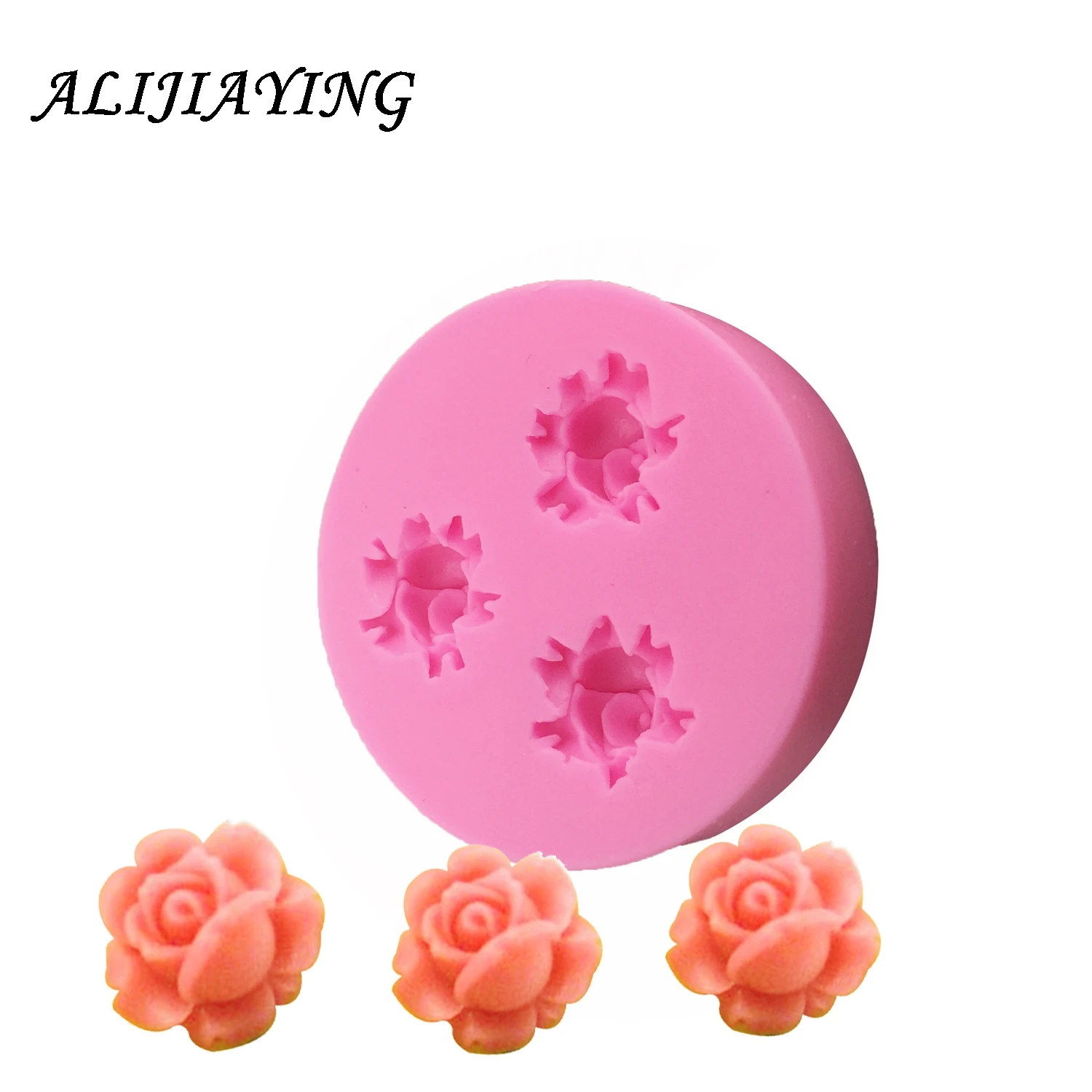 DIY Mini Roses Flower Soft Silicone Mold Fondant Sugarcraft chrysanthemum Cake Decorating Tools  D0212