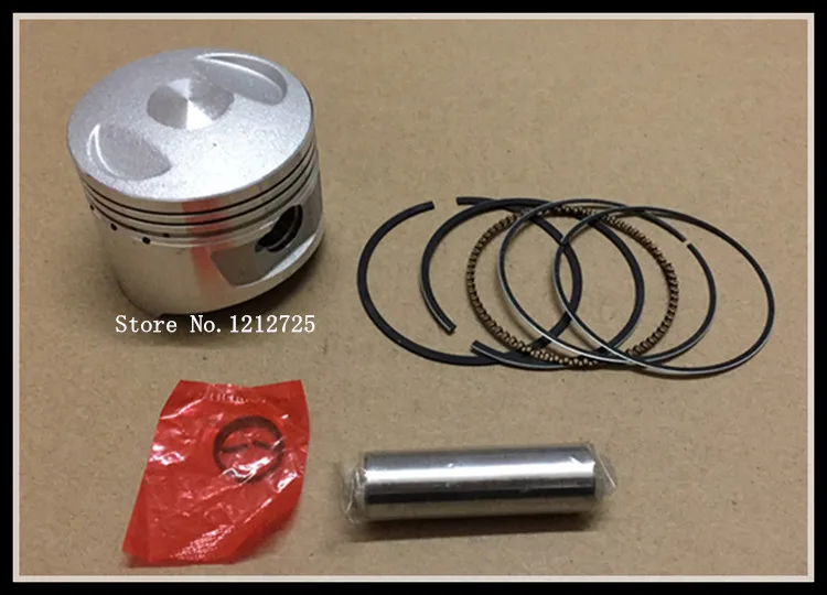 Loncin motorcycle CB200 LC200 CG200 LV163ML-2 Piston ring assembly Piston diameter 63mm Piston pin 15mm Convex top Water-cooled