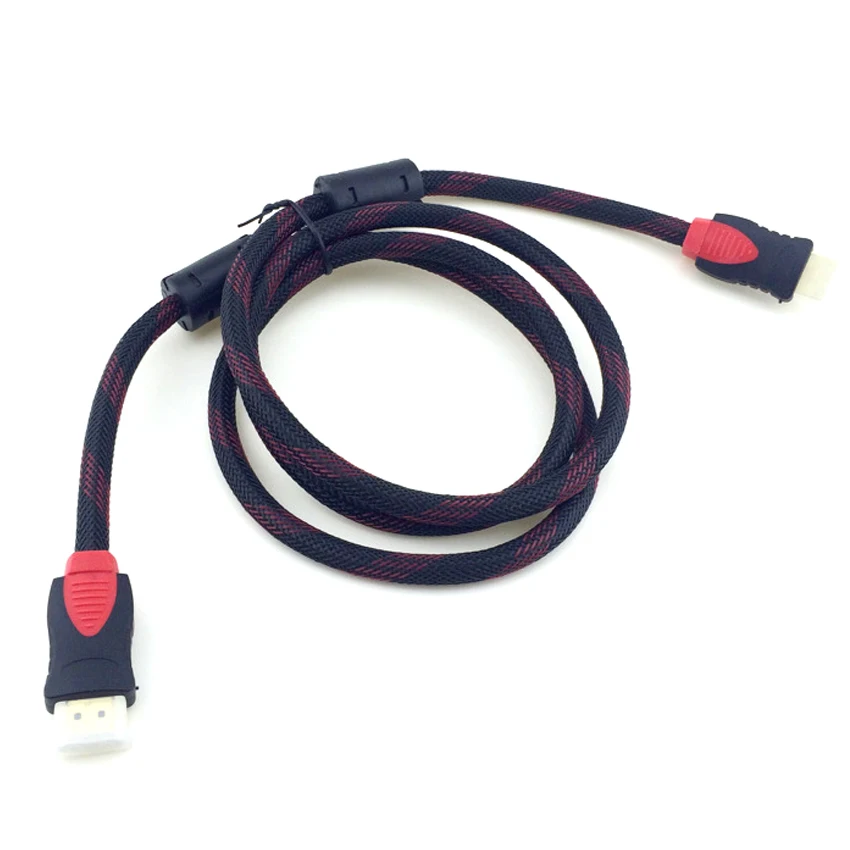 High Speed 5ft 10ft 16ft 1,5M 3M 5M 10m 15m 20m Überzogen 1,4V HD Kabel Stecker auf Stecker Adapter 1080p 3D für HD TV LCD LED PS3 – Detail 2