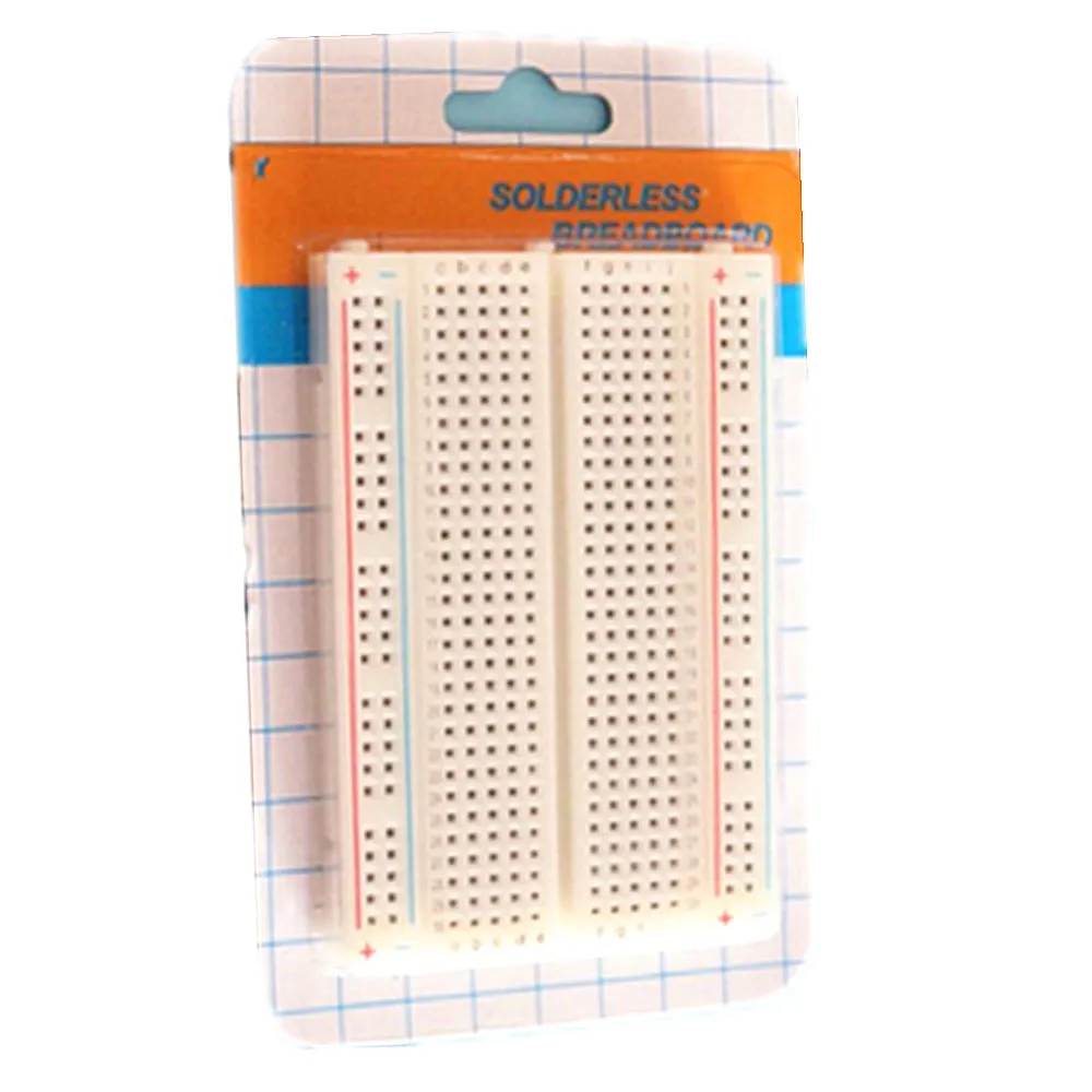 Caixa com mini tábua de ensaio de alta qualidade, 400 buracos, comprimento de 8.5cm de largura, 5.5cm