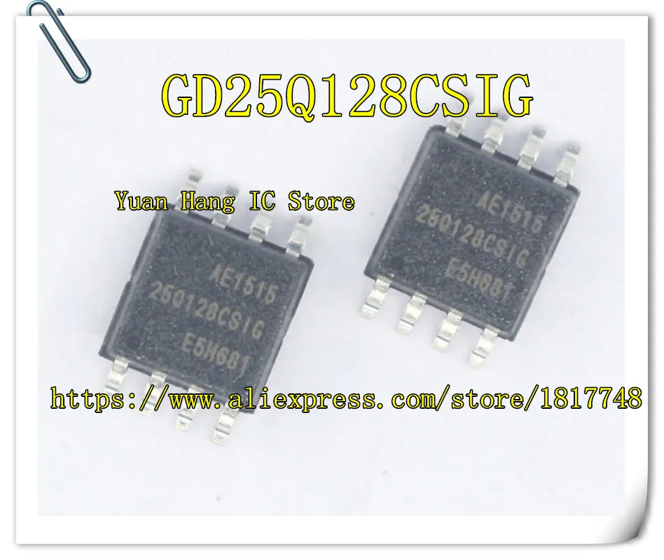 10 قطعة GD25Q128CSIG 25Q128CSIG GD25Q128 SOP-8 16MB 128 ميغابت ذاكرة رقاقة