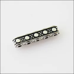 スペーサービーズ,コネクタ付き,5穴,3.5x17mm, 30個