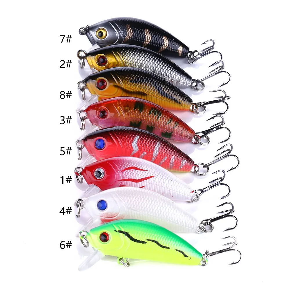 Minnow Fishing Lures 5cm 3.6g Floating Isca Japan Hard Bait Bass Topwater Pesca Wobblers Crankbait Fishing Tackle