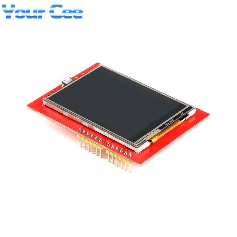 Imagem -03 - Módulo de Exibição de Tela Colorida Lcd com Toque para Arduino Uno Adaptador Pcb Ili9341 2.4 Tft 2.4 5v 3.3v