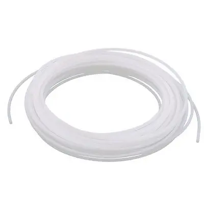 1mm x 2mm PTFE Tubing Tube Pipe 10 Meters 33Ft Clear for 3D Printer RepRap Free shipping