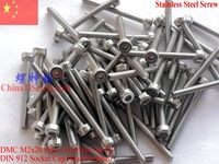 DIN 912 Stainless Steel M2 screws M2x14 M2x16 M2x18 M2x20 M2x22 M2x25 Hex 1.5 Driver  A2-70 Polished ROHS 100 pcs QCTI Screw