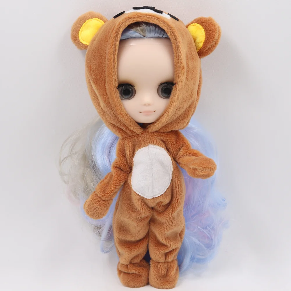 Outfit for Middie Blyth doll Rilakkuma Bear suit for 20cm 1/8 BJD