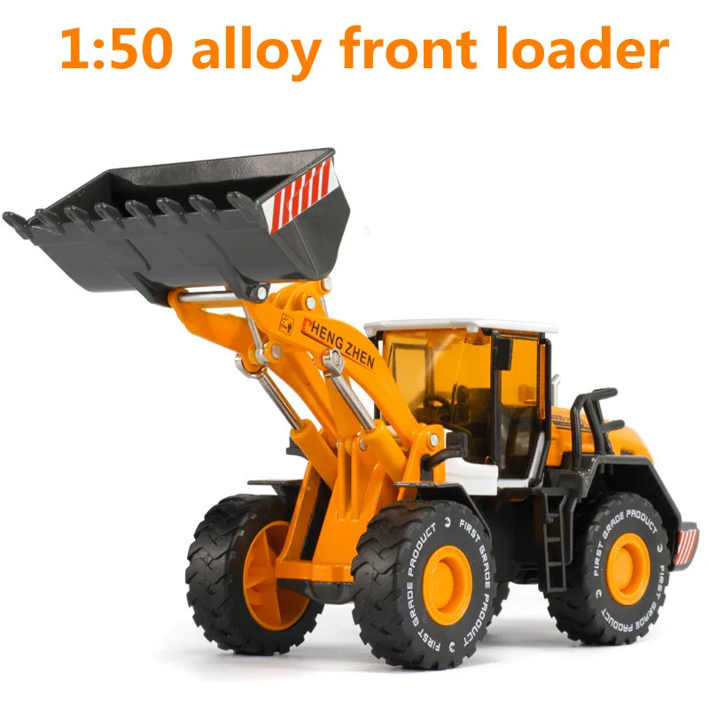 1:50 alloy engineering vehicles,high simulation model of  front loader,children\'s educational toys,metal diecasts, free shipping