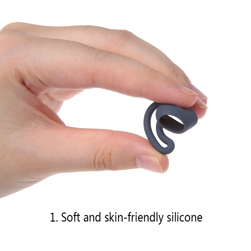 استبدال علبة سماعة سيليكون ، لينة ، مانعة للانزلاق ، خطاف سماعات الأذن ، أذني للشاش ، نبضات ، جولة يدق ، نصائح الأذن ، 5 أزواج