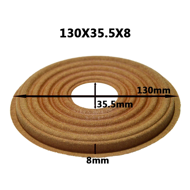 2pcs 130x35.5/130x38.5/130x49.5mm Elastic Wave Loudspeaker Subwoofer Woofer Bass Speaker Repair Spider Damper