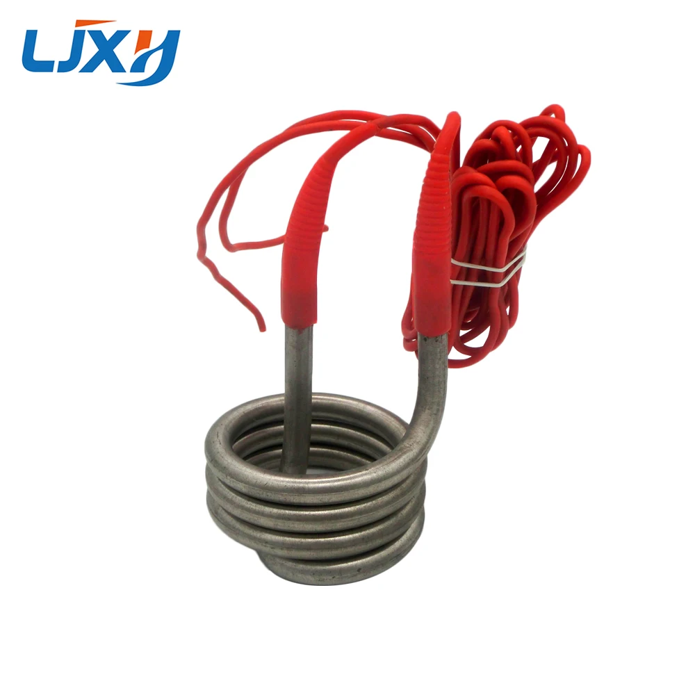 LJXH Heater for Water Distiller,2500W/3000W/4500W Heating Element for Water,220V/380V Spring Coil Heat Tube for Bucket