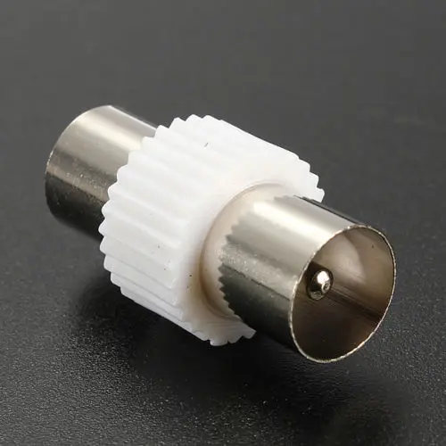 RF COAXIAL COAX CABLE COUPLER ตัวเชื่อมต่ออะแดปเตอร์ชาย-ชายปลั๊กใหม่