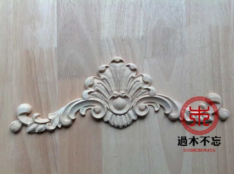 

Don't forget Dongyang wooden wardrobe door window decal European style solid wood door flower bed