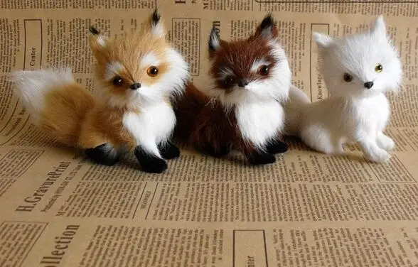 

3 шт. много полиэтилена и меха, фигурки ручной работы, украшение для дома 13x10 см a2525