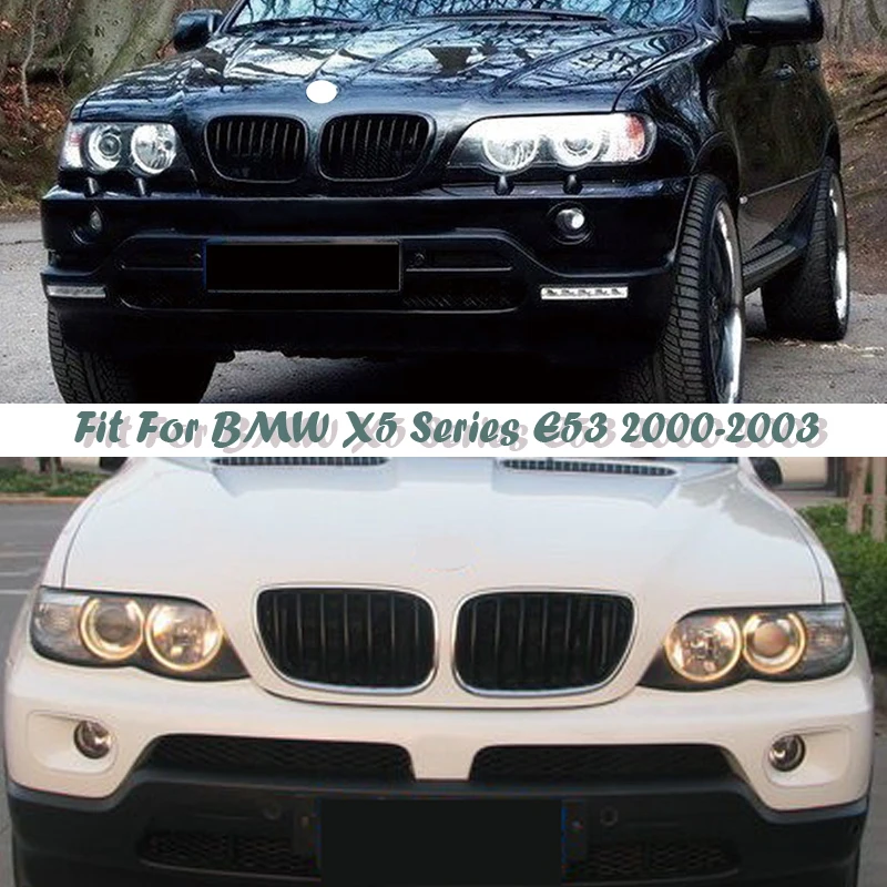 Car Kidney Front Bumper Racing Grills For BMW X5 E53 BMW M Performance Accessories Motorsport X5 Series 2000-2003 2004-2006