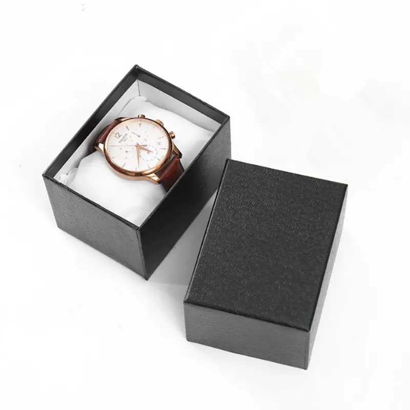 Manufacturer Explosion Models Embossed Leather Watch Box Jewelry Gift Box Earrings Necklace Jewelry Carton Packaging Custom Whol