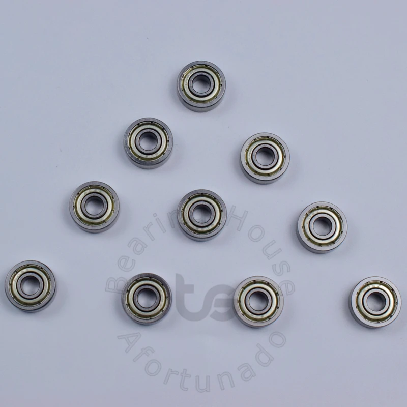 605ZZ 5*14*5(mm) 10pcs chrome steel Metal Sealed  Bearings