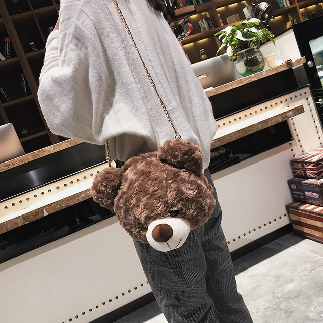 Cute cuddly shops bear satchel for girls