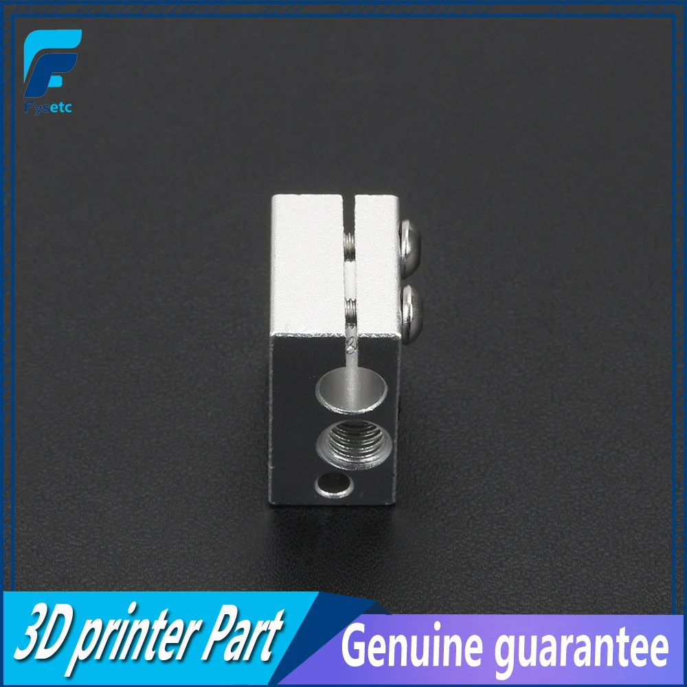 3D Printer Part Volcano Heater Block For E3D Volcano Hotend Compatible PT100 Sensor/Thermistor Cartrodge 3D Printer Upgrade Kit