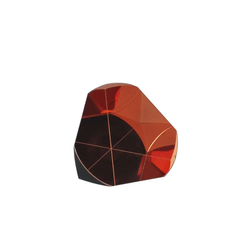 Cobre Banhado Canto Cube Retrorefletor Triédrico Prisma Altura 64 mm Diâmetro 1pc