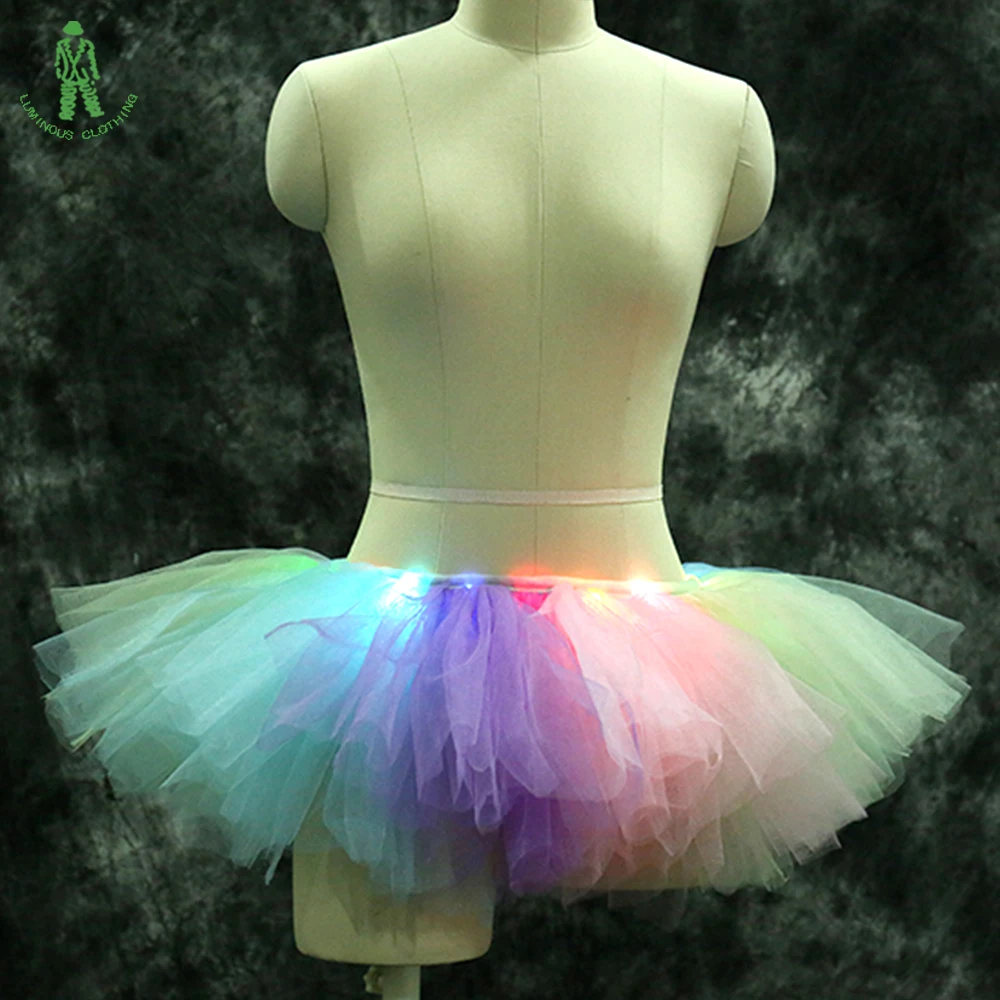 Free Shipping LED Luminous Cloth Ballet Dress For DJ Night Club Stage Performance Party Wear Lighting Dress Hot Selling