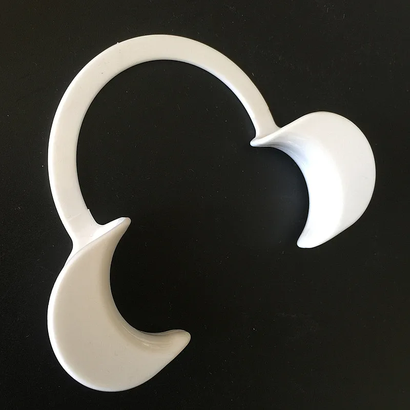 Dental Überprüfen Retractor Weiß C-art Öffnung Gerät Zähne Bleaching Kieferorthopädische Kunststoff Mund Lip Opener kann high-temperatur – Detail 3