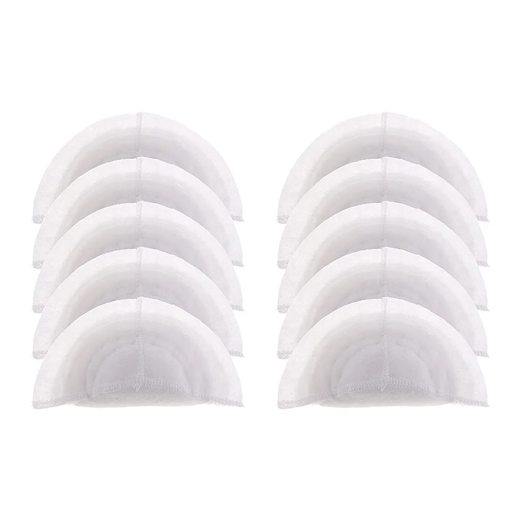 5 Pairs White Cotton Shoulder Pads insert Suits Sew in for Women Men