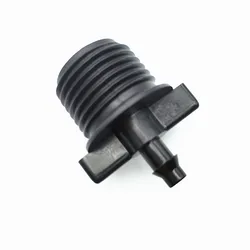 Jardim Micro Irrigação Peças, 4mm Rosca Barb Fittings, Switch Connector Joint, X-over para 4mm Mangueira, 1/2 