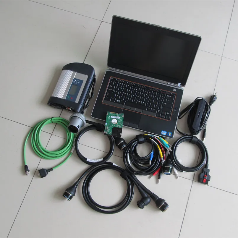 2024 MB Professional Auto diagnostic tool mb star c4 mb sd connect compact 4+ HDD Software 2024.12v+ for Dell E6420 laptop (4g)