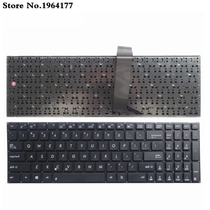 US For ASUS K56 K56C K56CA A56 K56CB S500 S550C S500CB S56 R505C R510L A550 Y581 X552 Laptop Keyboard English Black New