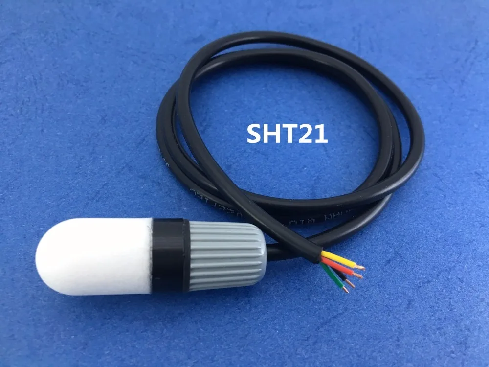 

TH21WGL Temperature humidity sensor ABS plastic waterproof dustproof locking protect cover shell house cable with SHT21