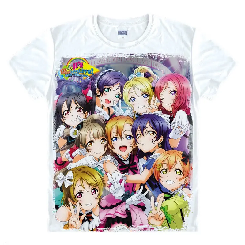 lovelive T-Shirt Umi Sonoda Shirt colorful T shirts Anime Accessories awesome shirt Print Womens T-Shirts Cosplay Anime shirt A